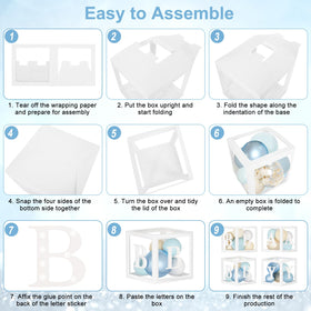 AMANDIR dusty blue balloon assortment offers versatile options for arches and backdrops.
