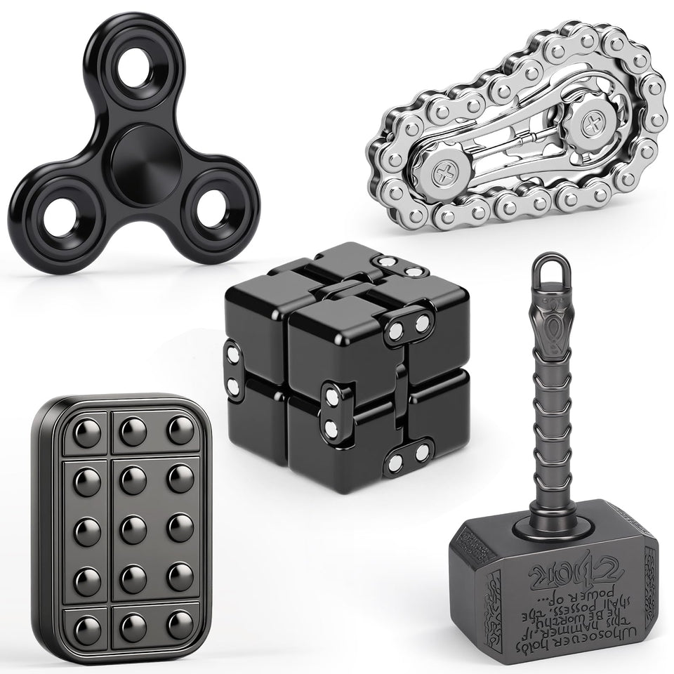 Amarlozn 2-in-1 hammer spinner on a desk for focused work.