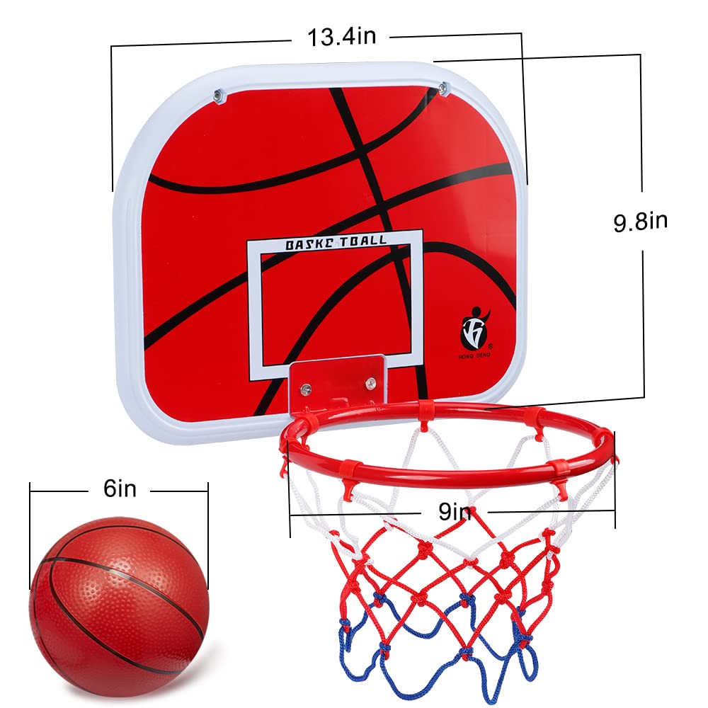Amarlozn basketball hoop set with four colorful balls for family fun