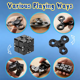 Amarlozn infinity cube folding action provides endless tactile motion.