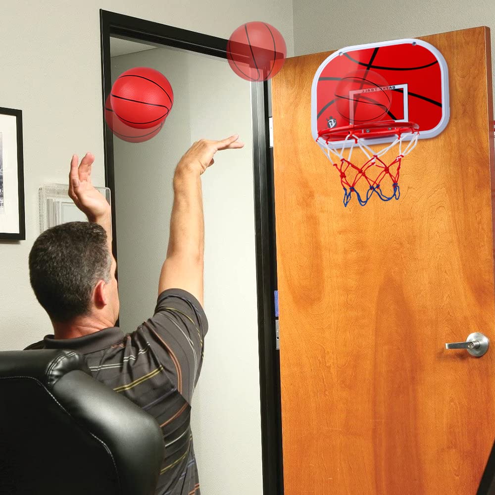 Amarlozn wall-mounted hoop installation kit shown for space-saving setup