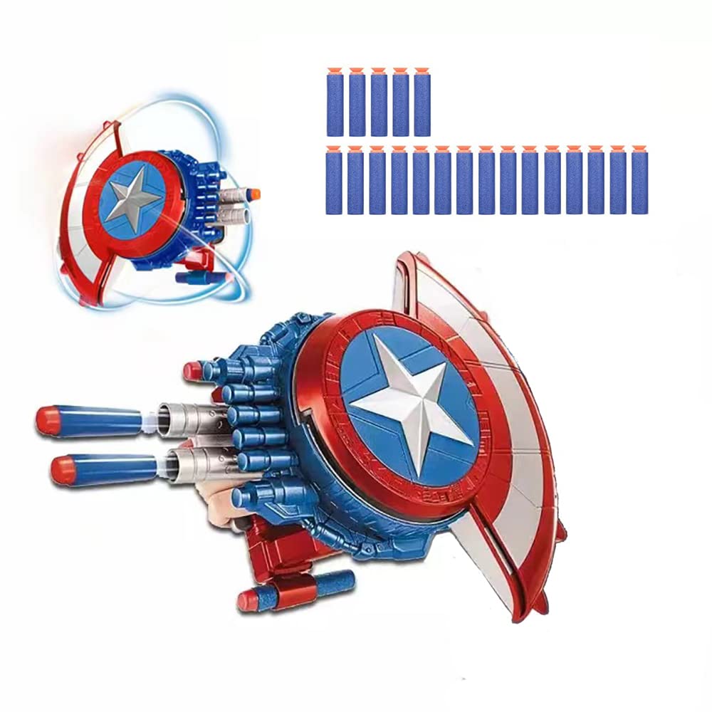 AMARONE Captain Dart Shield Launcher for safe, interactive play.