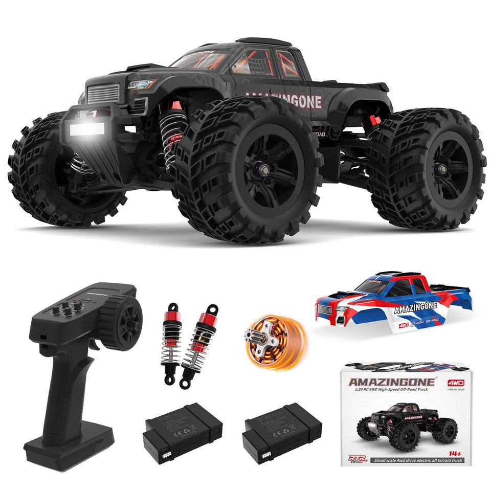 AMAZINGONE 20208 brushless motor close-up for high RPM power and acceleration
