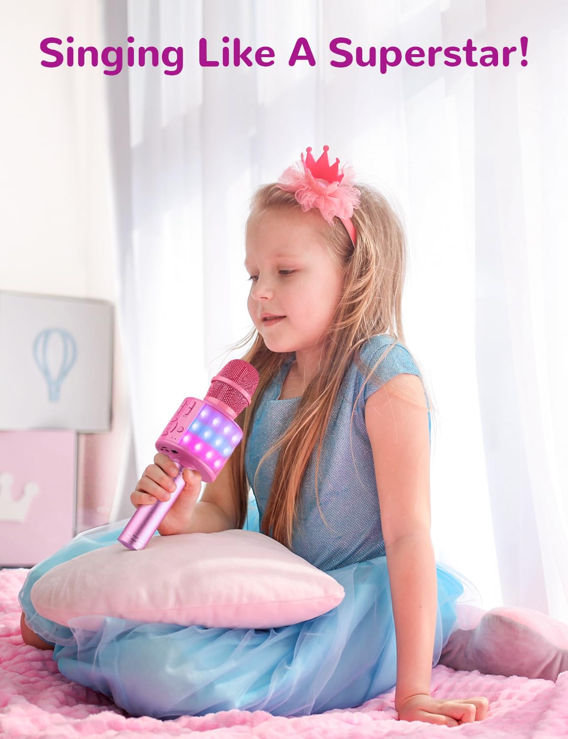 Amazmic toy microphone makes a great gift for kids' birthdays.