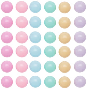 Amazon Basics ball pit setup in a play area with colorful balls
