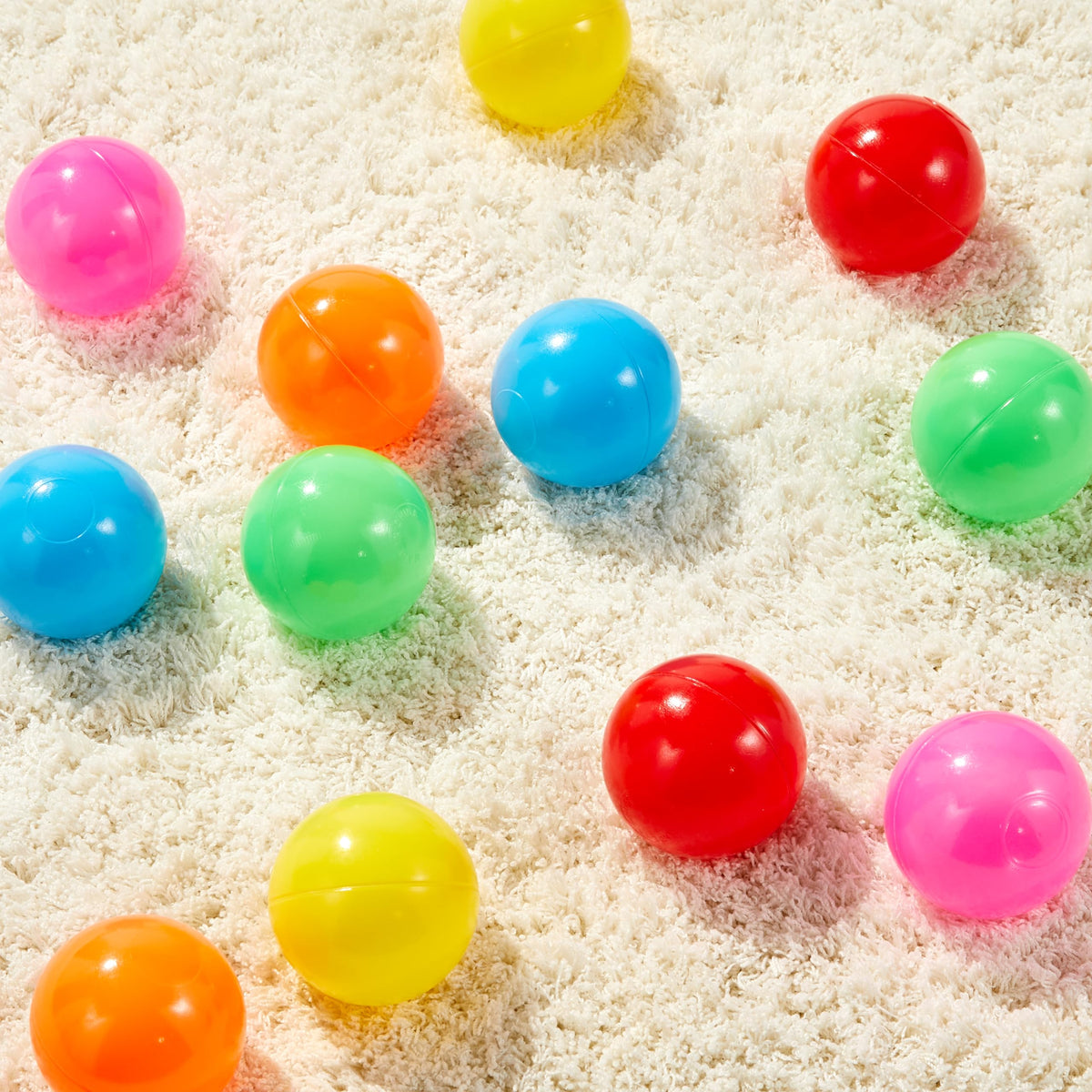 Crush-proof Amazon Basics ball pit balls provide durable fun for kids 12 months and up
