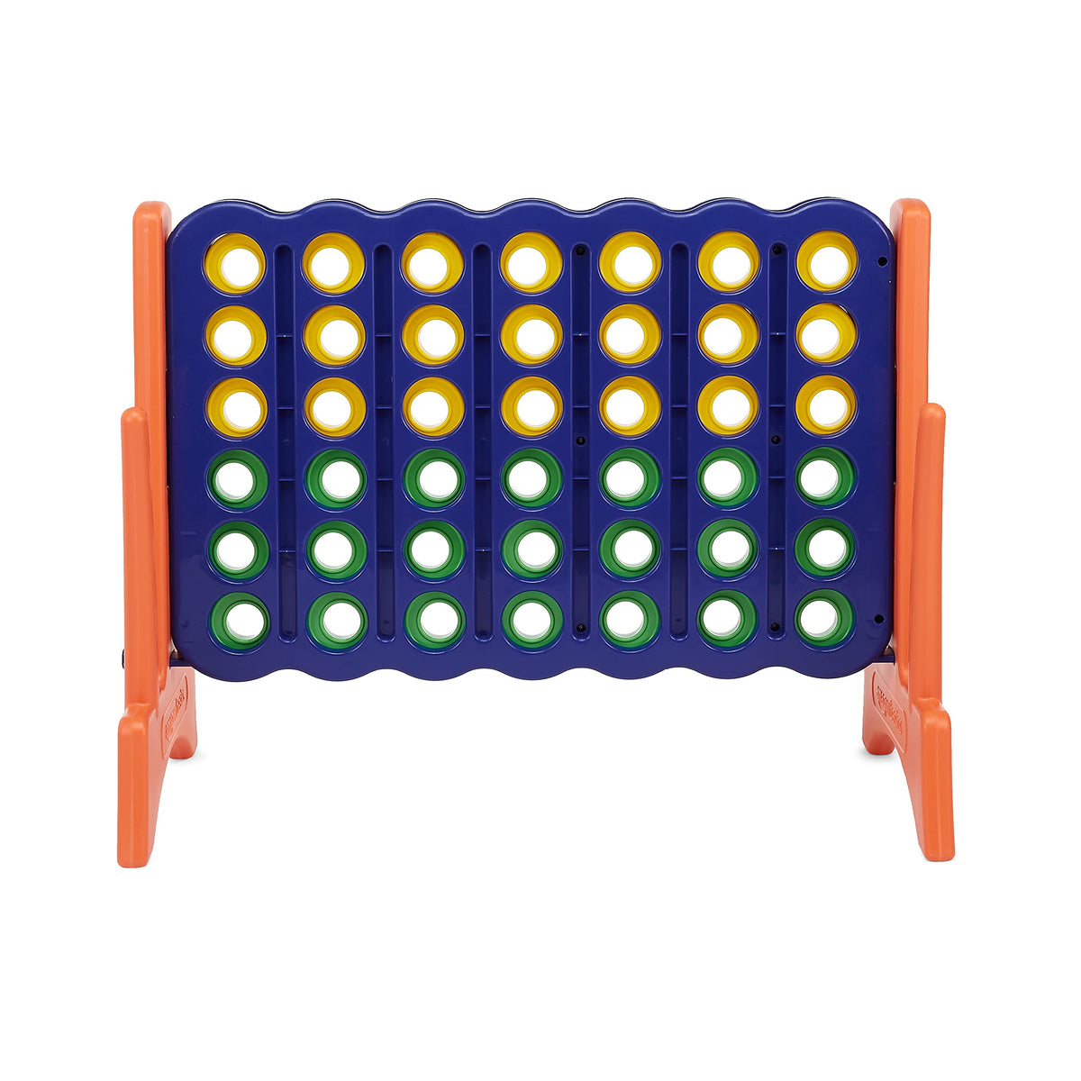 Amazon Basics Junior 4-to-score release sliders in action for quick restart during party play