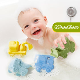 AMCHSURI crane bath toy enhances fine motor play and bathtub organization.