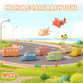 AMCHSURI mold-free bath toys with no holes for easy cleaning