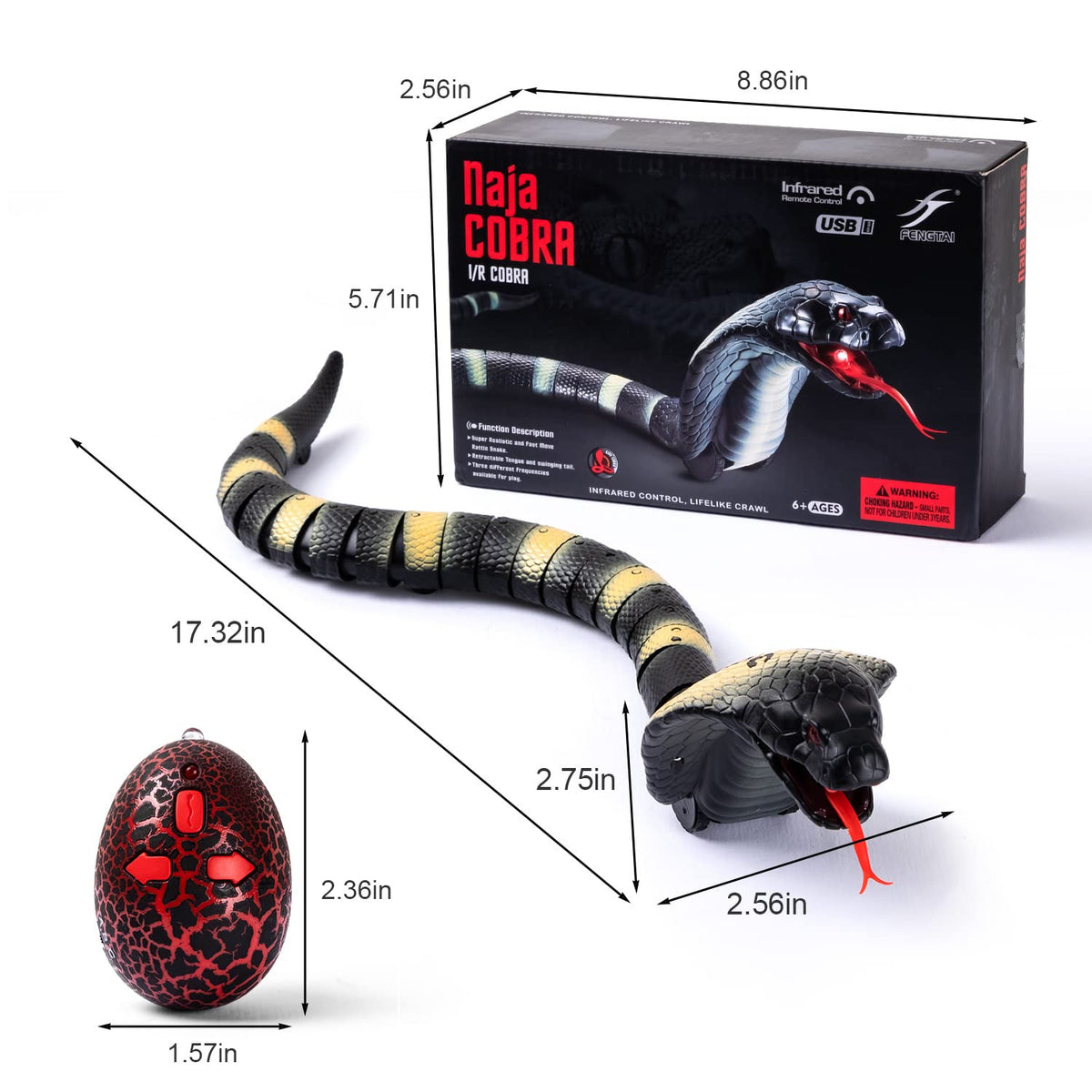 AMCHSURI snake toy enjoyed by kids and cats during play