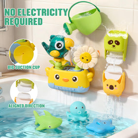 AMCHSURI sealed soft floating animals for safe bath time