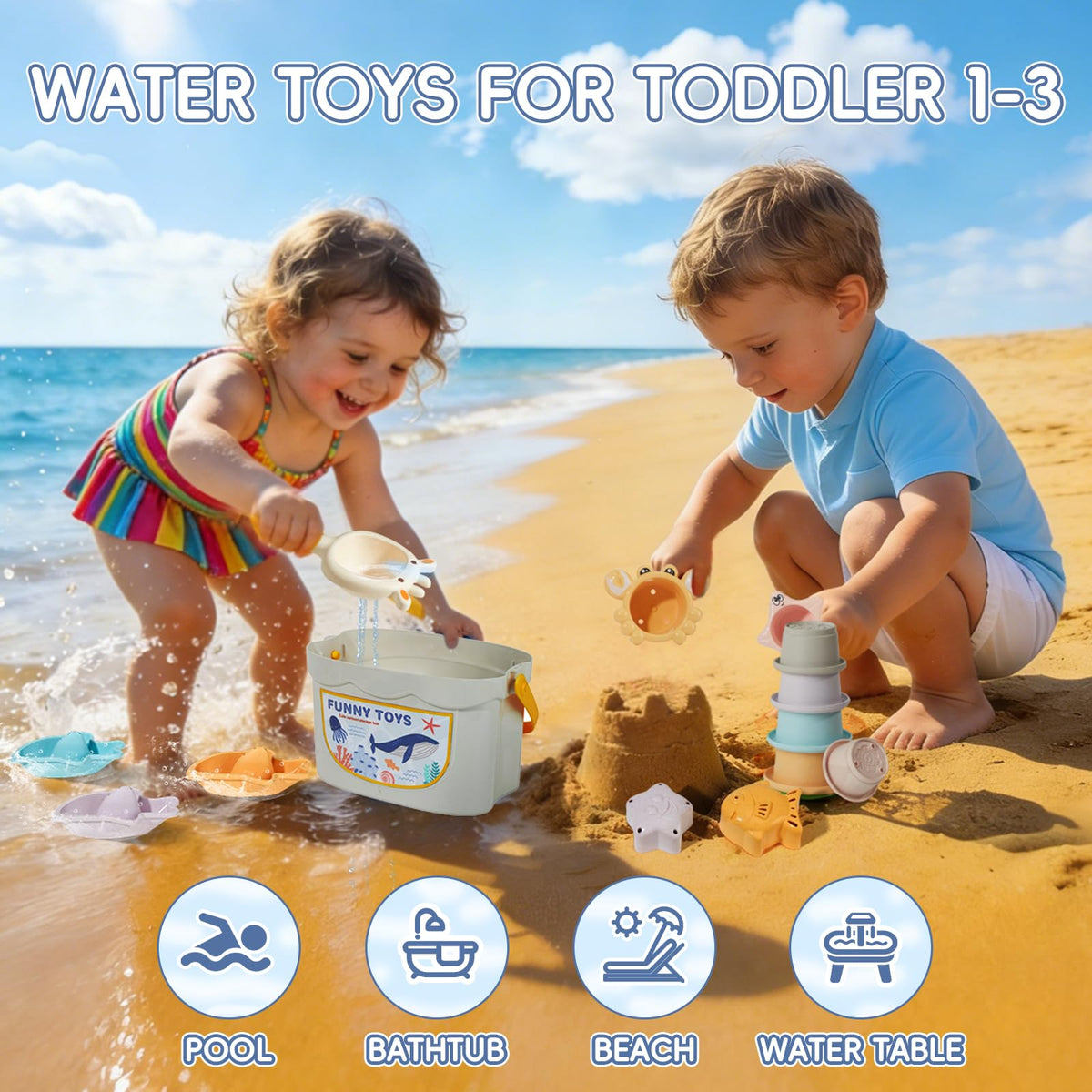 AMCHSURI turtle cup with rotating wheel invites interactive play