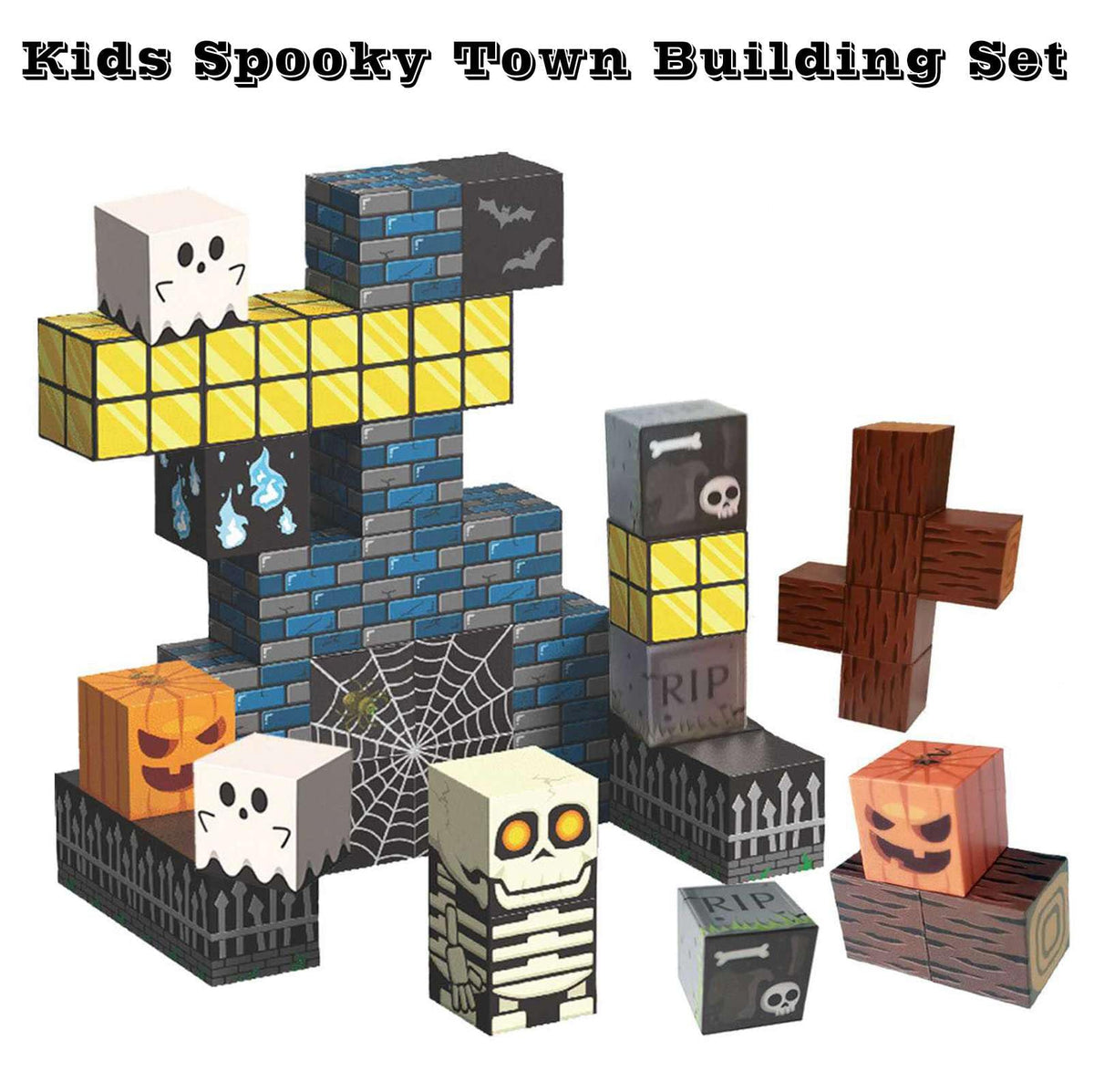 amdohai magnetic blocks building scene visual focus for versatile play indoors or outdoors