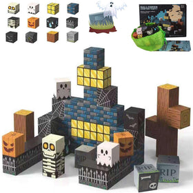 amdohai magnetic blocks ghosts visual focus for imaginative Halloween play and STEM exploration