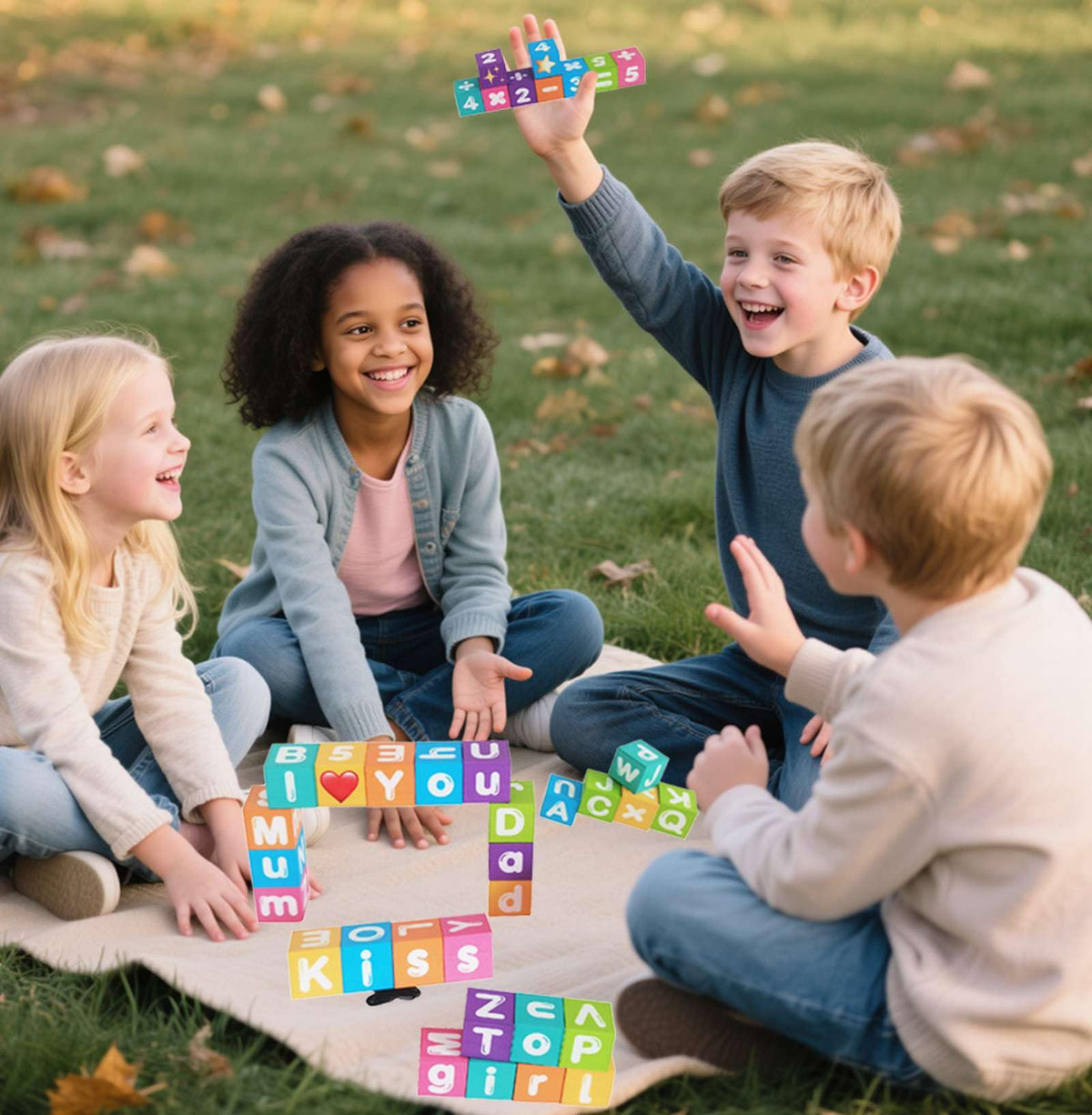 amdohai blocks have a matte finish for a durable, kid-friendly feel
