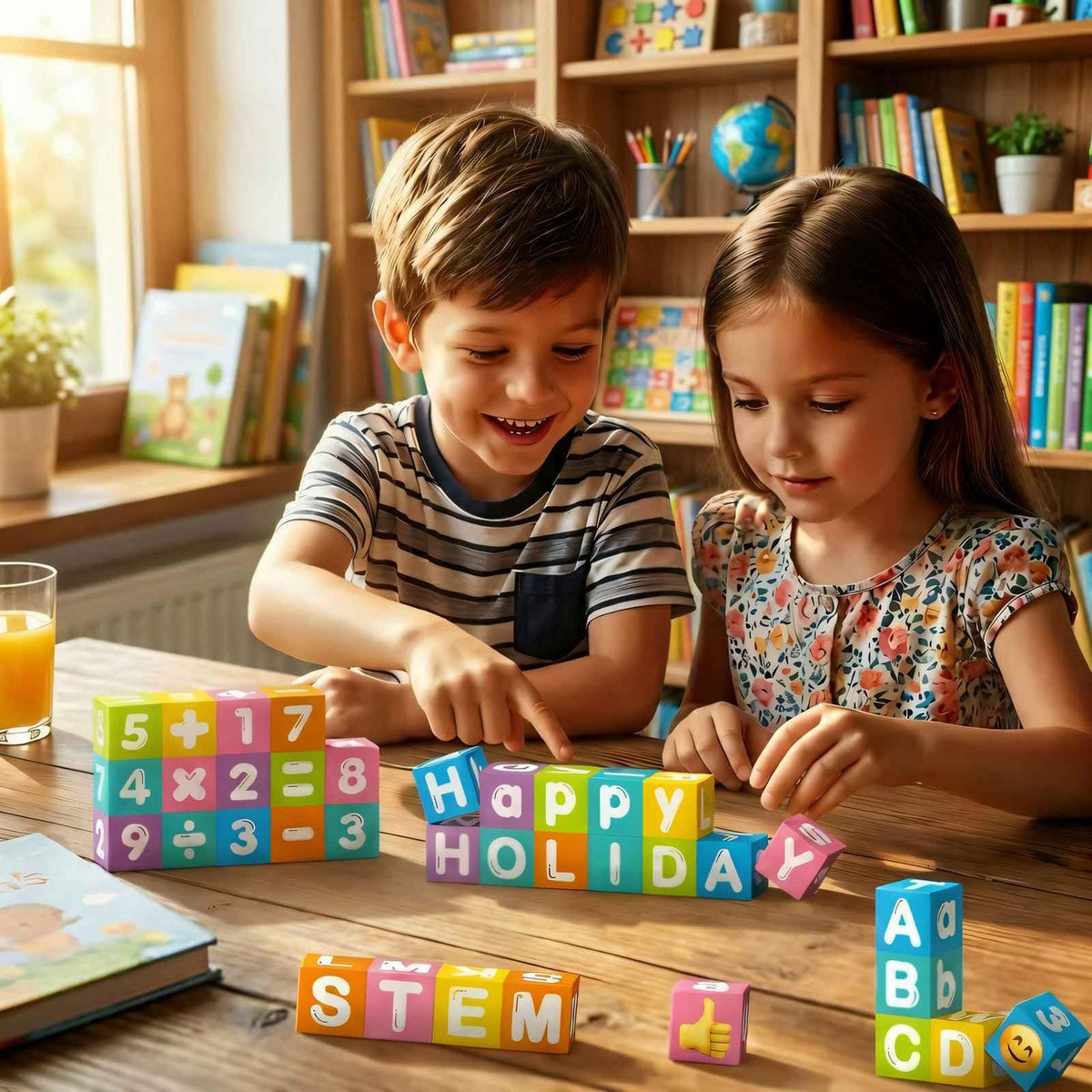amdohai magnetic letters blocks include numbers and symbols for counting activities