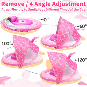 AMENON float with dual air chambers for stable buoyancy and safe play.