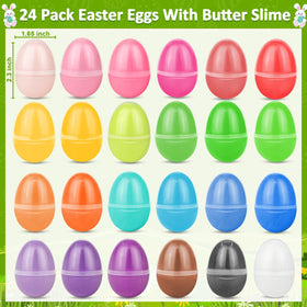 AMENON slime-filled Easter eggs showcase color variety for creative play and exploration.