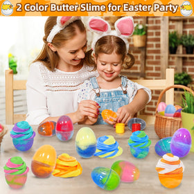 Safe, non-toxic AMENON slime eggs suitable for kids with supervision.