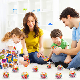 AMENON colorful stress balls pack showcases vibrant hues for engaging classroom activities.