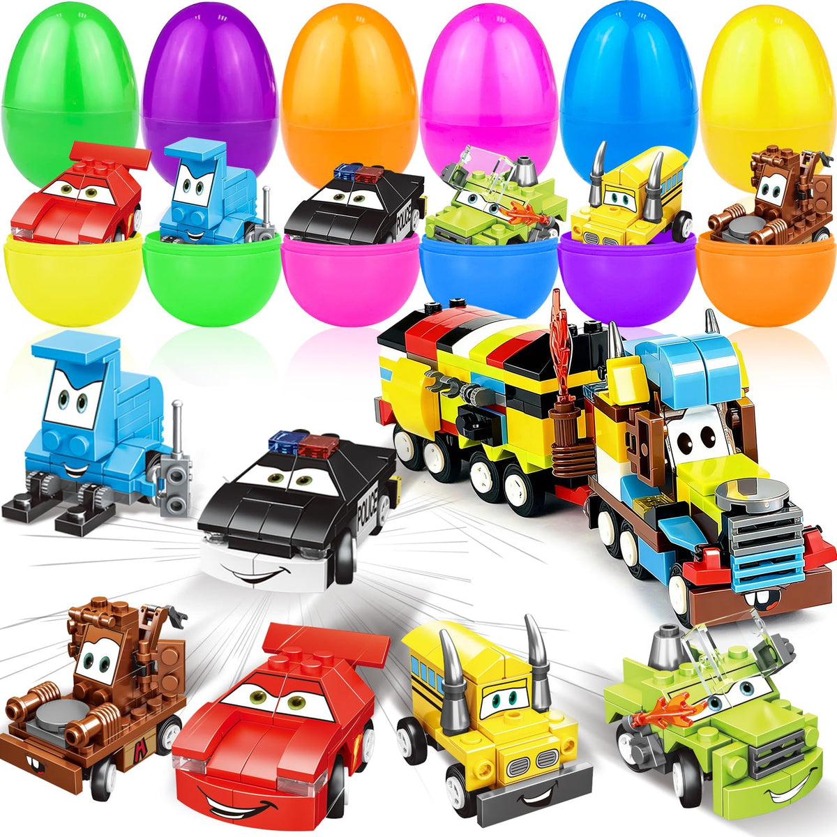 AMENON Easter eggs 3-inch filled pack sparks imaginative play during Easter hunts