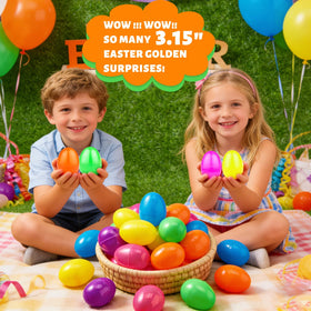 AMENON pastel-colored eggs brighten parties and gift baskets.