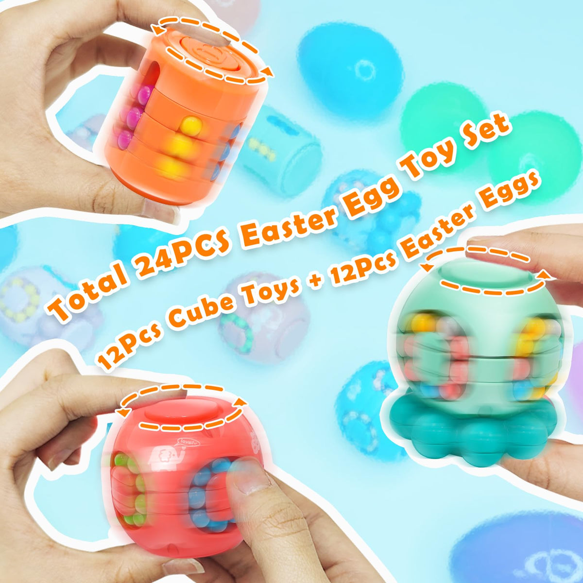 AMENON Easter hunt classroom kit encourages learning through play