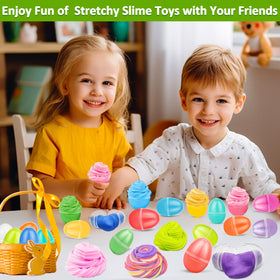 AMENON slime eggs used as party favors for engaging Easter egg hunts.