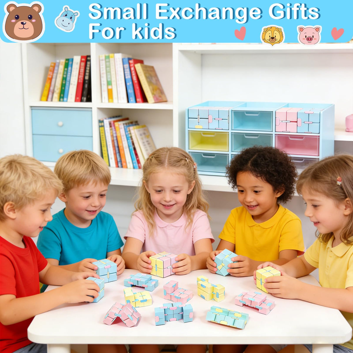 AMENON Infinity Cube cards, color-coordinated accessories for easy gift sets.