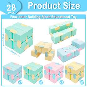AMENON Infinity Cube yellow color for quick focus and tactile engagement.