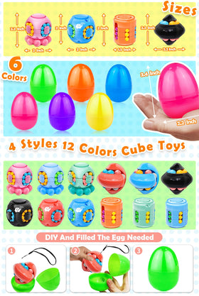 AMENON magic bean cubes show puzzle styles for kids' play
