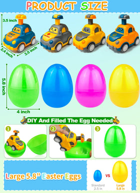AMENON police car inside egg promotes playful learning during Easter adventures