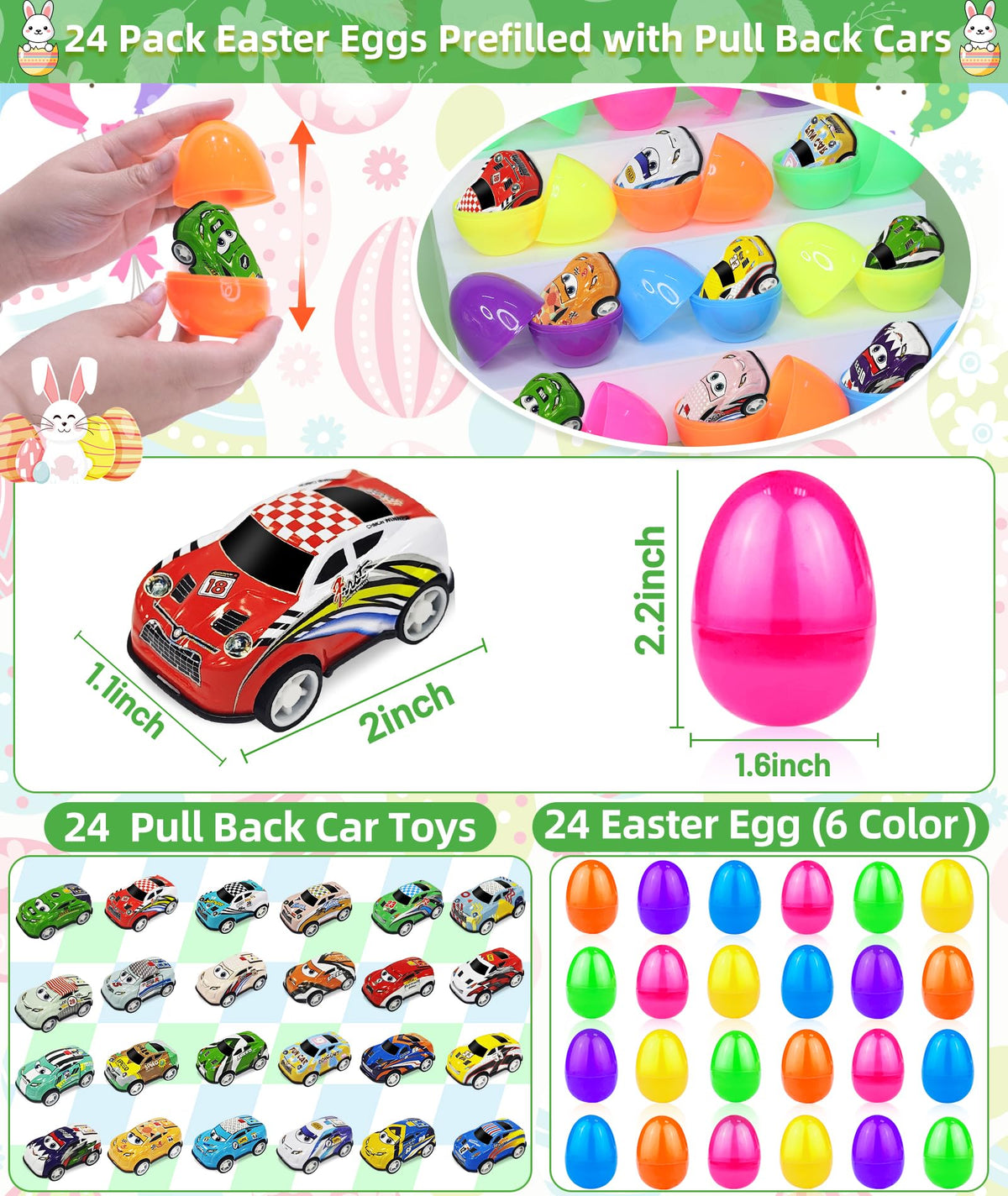 AMENON pull-back cars in 24 styles ready for playtime