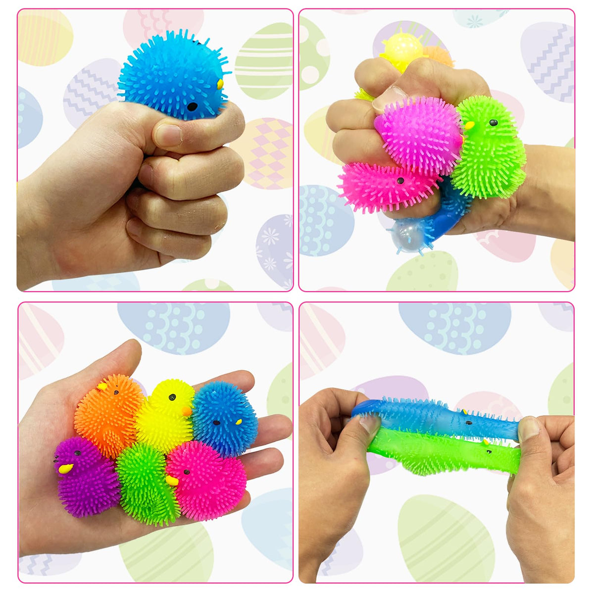 AMENON six-color Easter eggs add vibrant fillers for baskets and hunts.