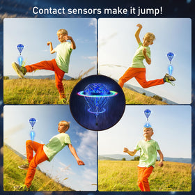AMERFIST flying toy features a soft elastic shell for safe handling.