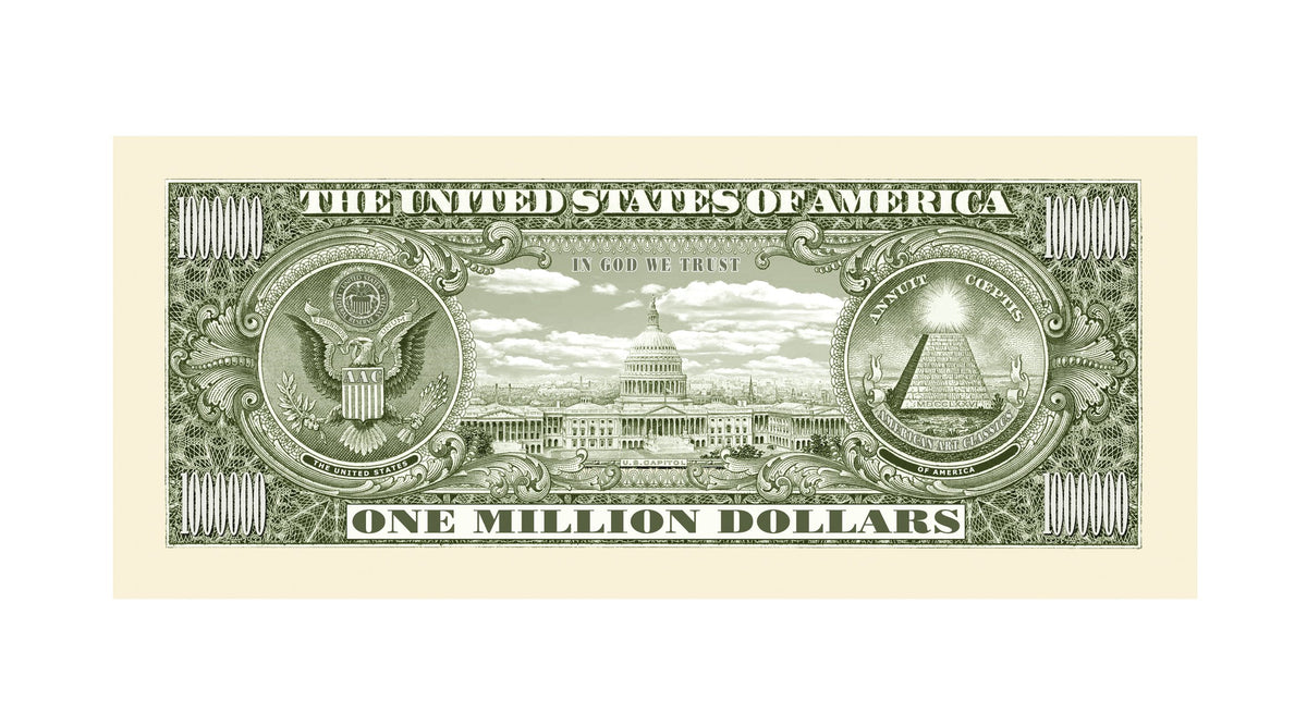 American Art Classics authentic-size bill for realistic display and collecting.