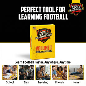 American Football IQ flashcards designed for portable study and practice sessions