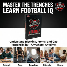 American Football IQ V2 coaching tool study deck aids team meetings and home practice.