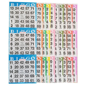 American Games bingo books with 10-color sheets for versatile game nights