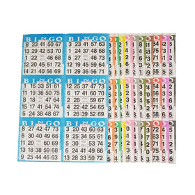 American Games bingo books in 6-card format with 10-color pack for versatile play