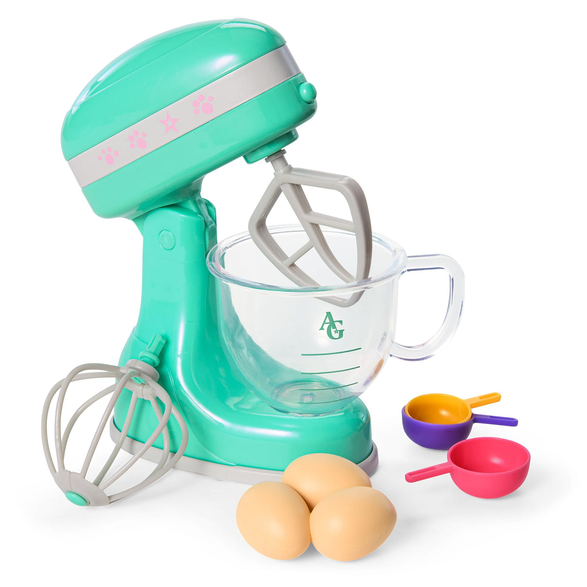 American Girl eggs set with brown eggs for kitchen role-play.
