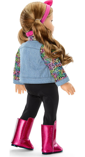 American Girl Lila black leggings for comfortable movement