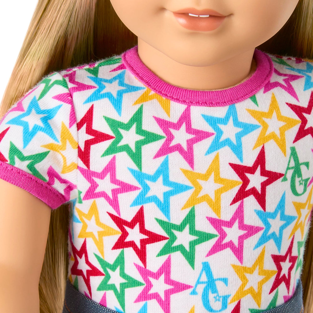 AG Star Squad jacket detail showing authentic styling and logo