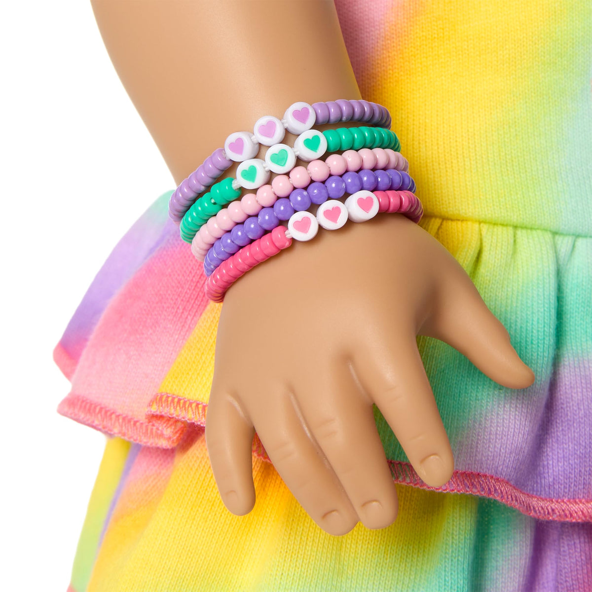 American Girl Summer McKinny accessories setup showing multiple pieces for storytelling.