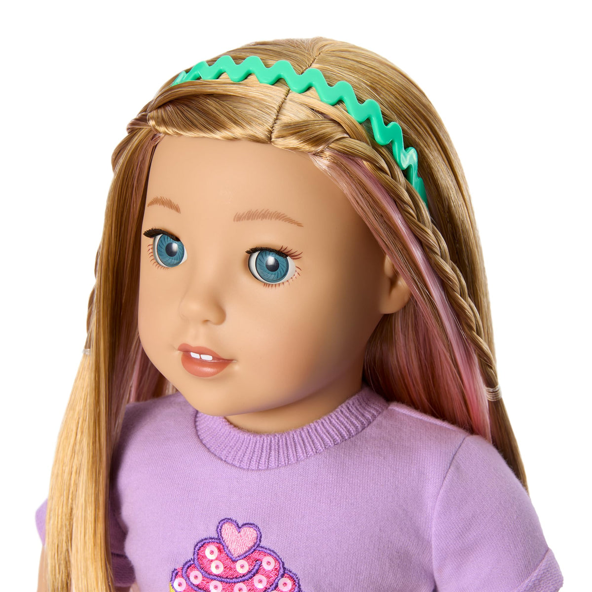 American Girl Summer McKinny Bake Sale Outfit glittery rainbow flats complete sparkling look