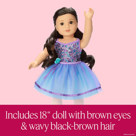 American Girl Truly Me 111 pink tank leotard, great for mix-and-match dance outfits.