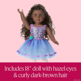 Glitter tutu adds sparkle for stage-ready practice and show routines.