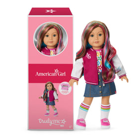 American Girl Truly Me 18-inch doll gray eyes for imaginative play and storytelling.