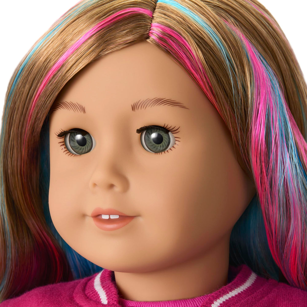American Girl Truly Me 18-inch doll light-to-medium skin tone for diverse pretend stories.