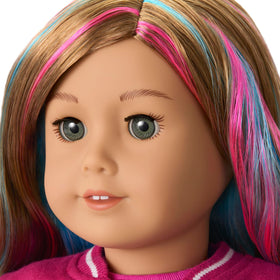 American Girl Truly Me 18-inch doll light-to-medium skin tone for diverse pretend stories.